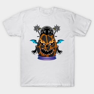 Spooky Halloween Pumpkin Head T-Shirt